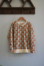 Load image into Gallery viewer, 6-9yr  Retro Rainbows Grow With Me Slouchy Dolman