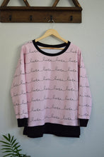 Load image into Gallery viewer, Large Woman’s Dolman Pink Love