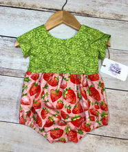 Load image into Gallery viewer, 18-24Month Strawberry Penelope Bubble Romper